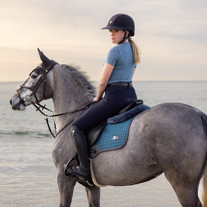 LeMieux Earth Close Contact Square - Ocean - Large -4